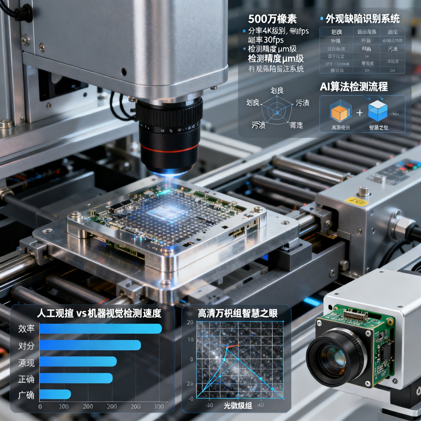 高端制造业的“智慧之眼”：基于500万像素高清模组的精密外观检测方案