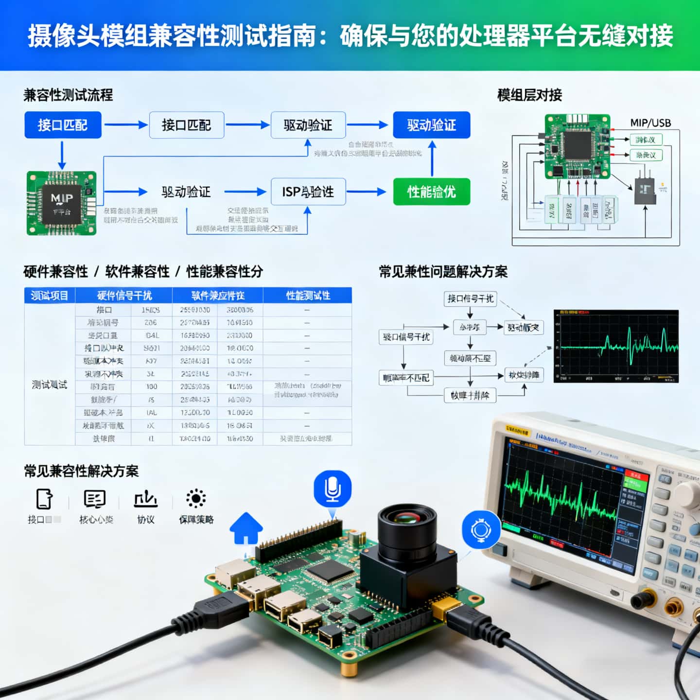 摄像头模组兼容性测试指南：确保与您的处理器平台无缝对接