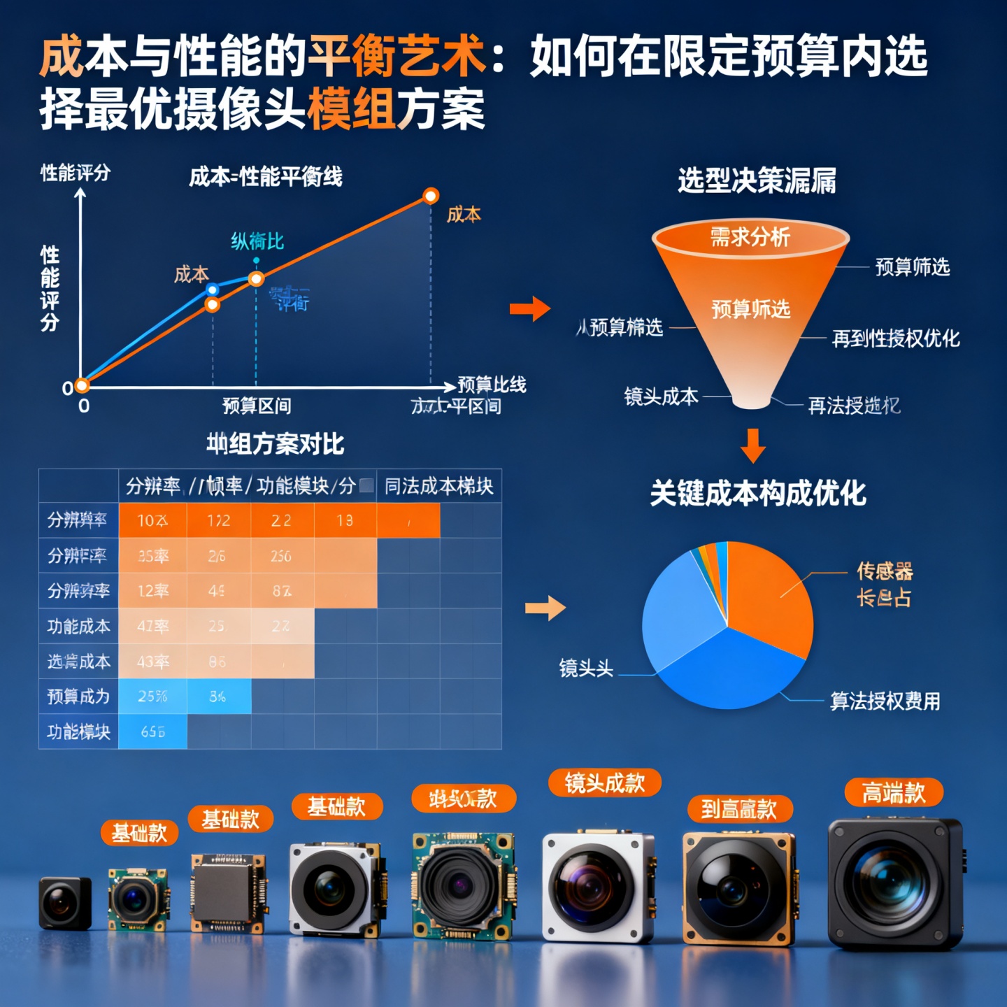成本与性能的平衡艺术：如何在限定预算内选择最优摄像头模组方案
