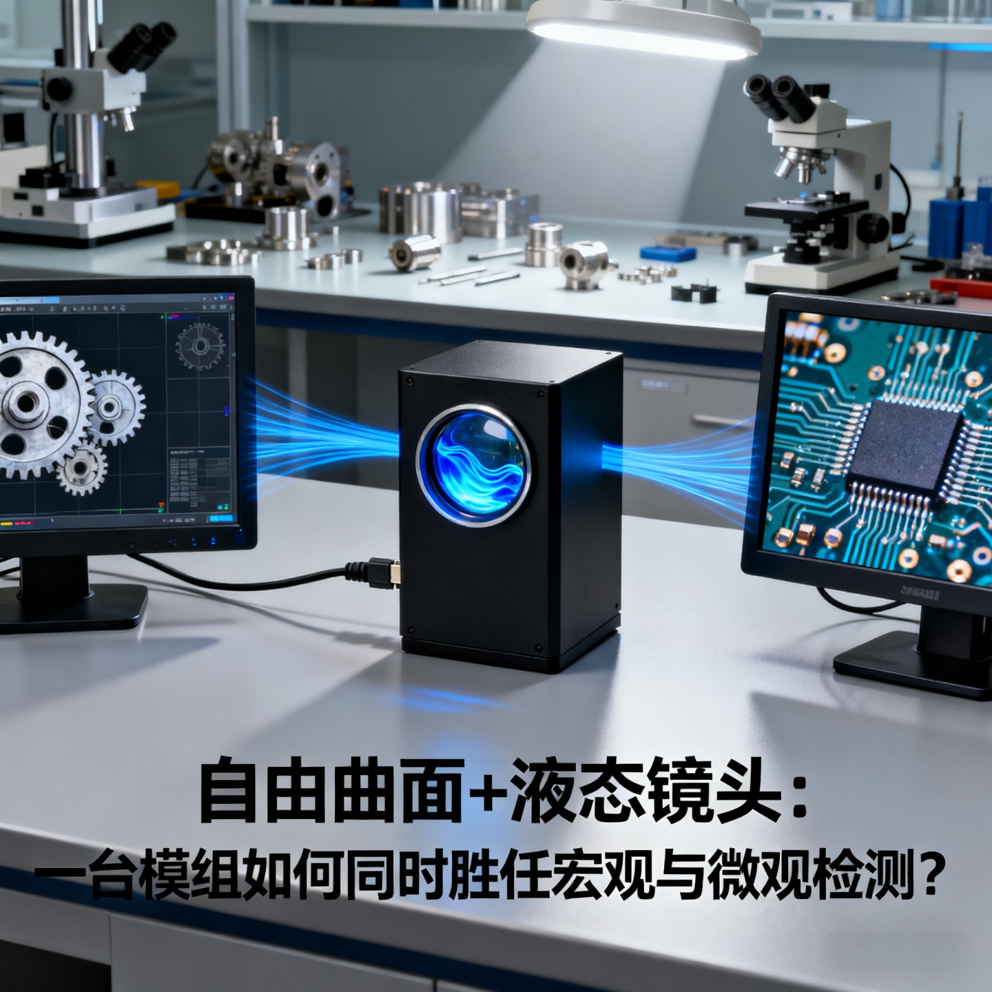 自由曲面+液态镜头：一台模组如何同时胜任宏观与微观检测？