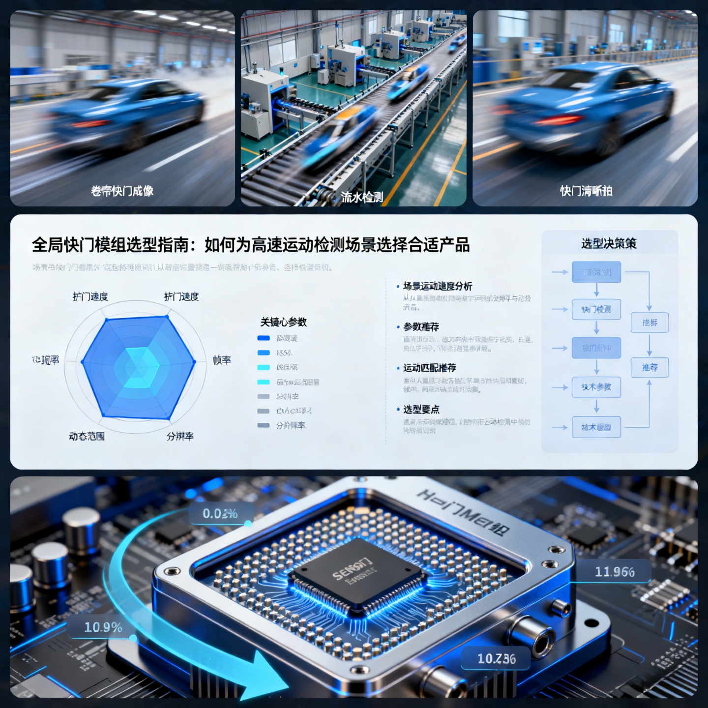 全局快门模组选型指南：如何为高速运动检测场景选择合适产品