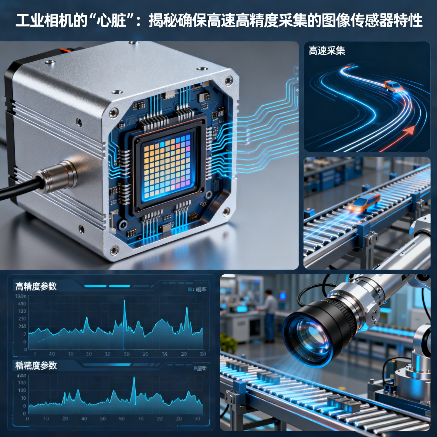 工业相机的“心脏”：揭秘确保高速高精度采集的图像传感器特性