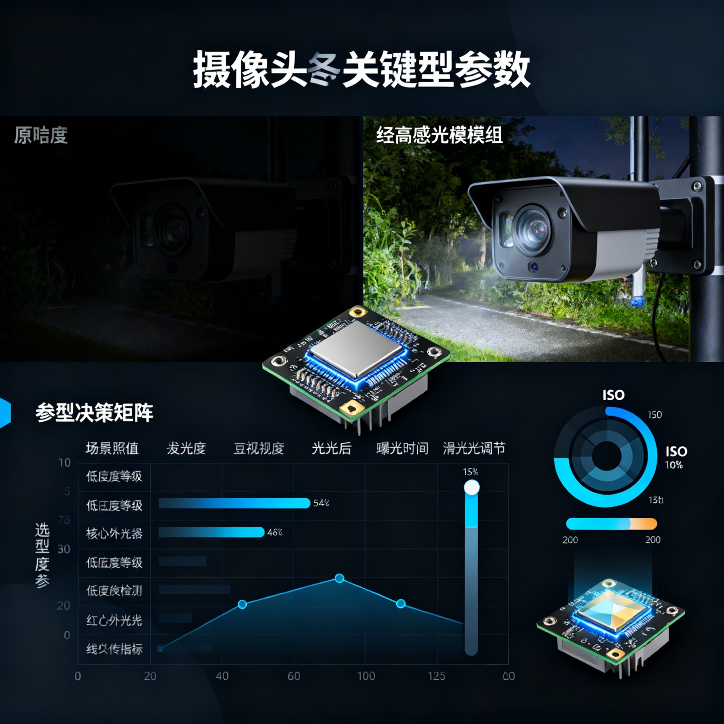 低照度环境下的摄像头模组选型秘籍：重点关注这些关键参数