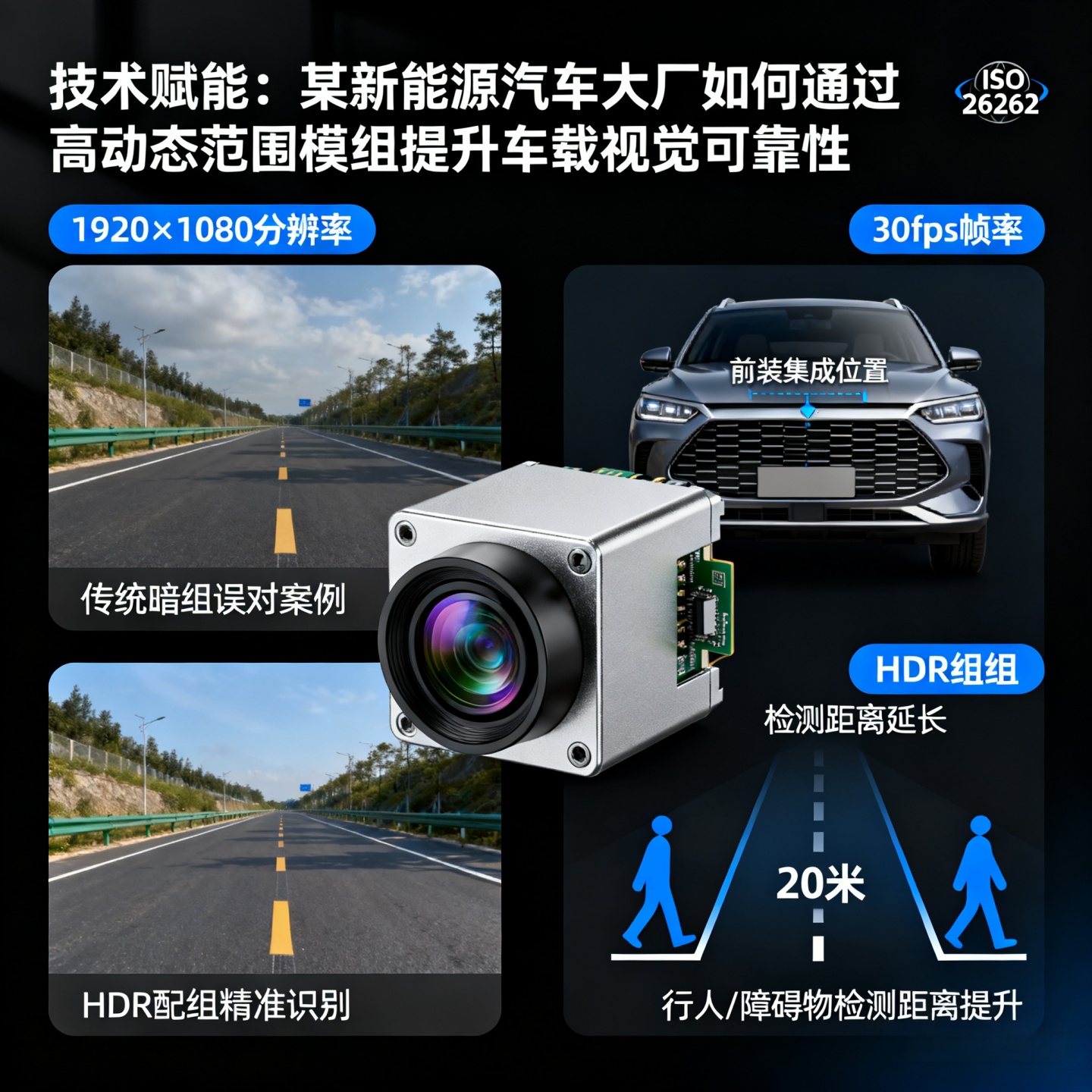 技术赋能：某新能源汽车大厂如何通过高动态范围模组提升车载视觉可靠性