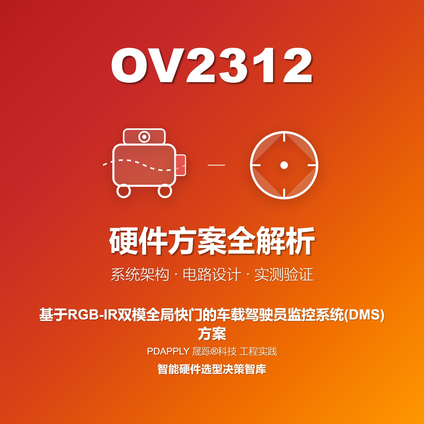 基于OV2312 RGB-IR双模全局快门的车载驾驶员监控系统(DMS)方案全解析