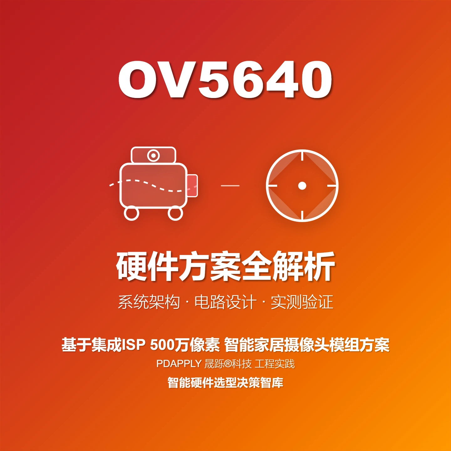 OV5640 集成isp 500万像素 智能家居摄像头模组方案全解析