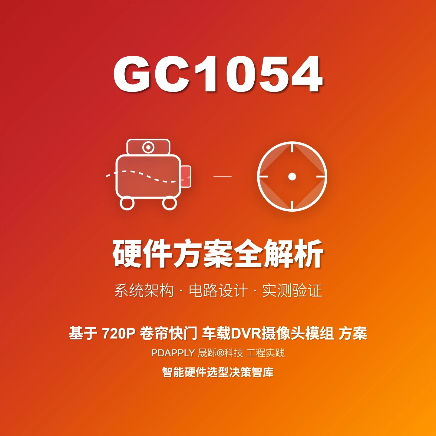 GC1054 720P 车载DVR摄像头方案：设计实例与测试