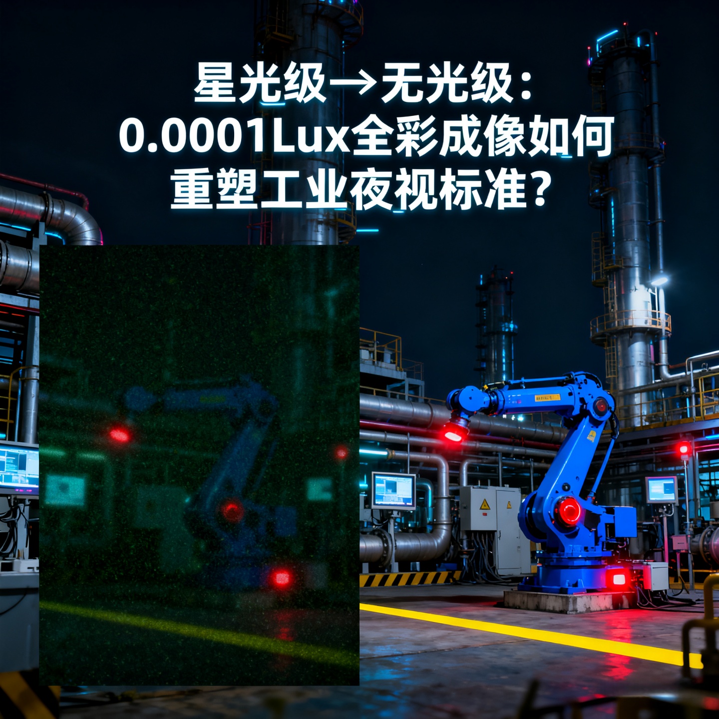 星光级→无光级：0.0001Lux全彩成像如何重塑工业夜视标准？