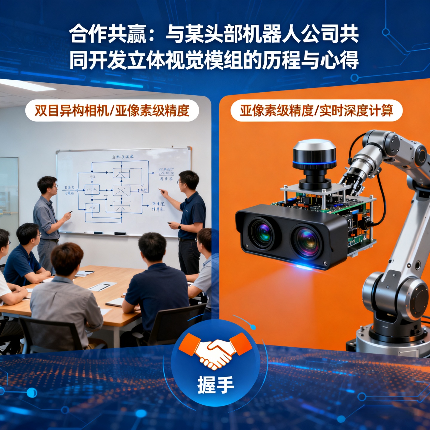 合作共赢：与某头部机器人公司共同开发立体视觉模组的历程与心得